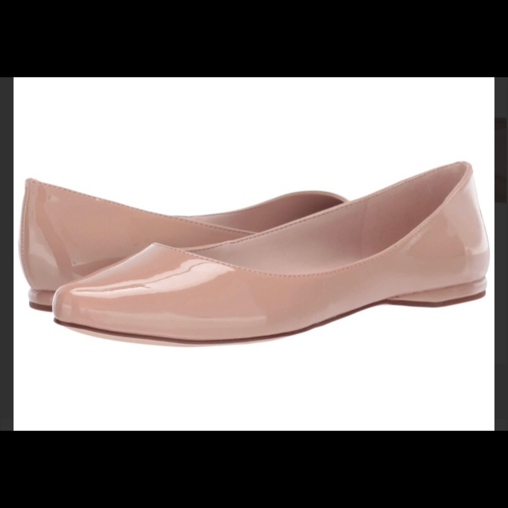 Nine West nude flats, size 6M